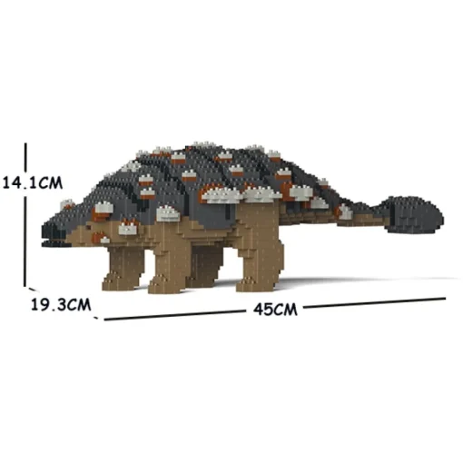 Jekca Games-- Ankylosaurus 01S-M01 - Lego - Sculpture - Construction - 4D - Brick Animals - Toys - Avvenice