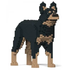 Jekca Games-- Australian Kelpie 01S - Lego - Sculpture - Construction - 4D - Brick Animals - Toys - Avvenice