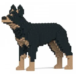 Jekca Games-- Australian Kelpie 01-M01 - Big - Lego - Sculpture - Construction - 4D - Brick Animals - Toys - Avvenice