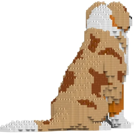 Jekca Games-- Australian Shepherd 01-M02 - Lego - Sculpture - Construction - 4D - Brick Animals - Toys - Avvenice