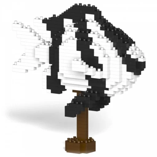Jekca Games-- Banded Humbug 01S - Lego - Sculpture - Construction - 4D - Brick Animals - Toys - Avvenice