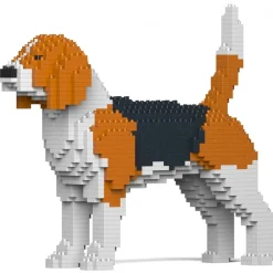 Jekca Games-- Beagle 01 - Big - Lego - Sculpture - Construction - 4D - Brick Animals - Toys - Avvenice