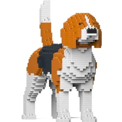 Jekca Games-- Beagle 01 - Big - Lego - Sculpture - Construction - 4D - Brick Animals - Toys - Avvenice