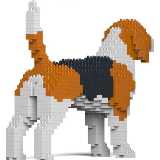 Jekca Games-- Beagle 01 - Big - Lego - Sculpture - Construction - 4D - Brick Animals - Toys - Avvenice