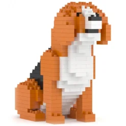 Jekca Games-- Beagle Mini 01 - Lego - Sculpture - Construction - 4D - Brick Animals - Toys - Avvenice