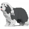 Jekca Games-- Bearded Collie 01-M03 - Big - Lego - Sculpture - Construction - 4D - Brick Animals - Toys - Avvenice