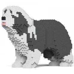 Jekca Games-- Bearded Collie 01-M03 - Big - Lego - Sculpture - Construction - 4D - Brick Animals - Toys - Avvenice