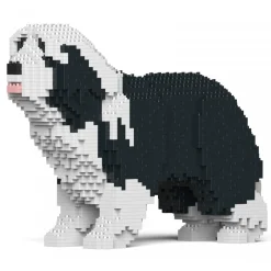 Jekca Games-- Bearded Collie 01S-M01 - Lego - Sculpture - Construction - 4D - Brick Animals - Toys - Avvenice