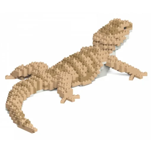 Jekca Games-- Bearded Dragon 01 - Big - Lego - Sculpture - Construction - 4D - Brick Animals - Toys - Avvenice