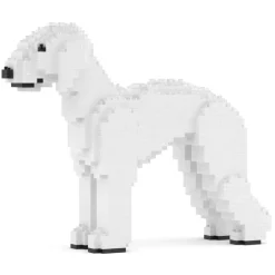 Jekca Games-- Bedlington Terrier 01 - Big - Lego - Sculpture - Construction - 4D - Brick Animals - Toys - Avvenice