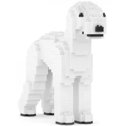 Jekca Games-- Bedlington Terrier 01 - Big - Lego - Sculpture - Construction - 4D - Brick Animals - Toys - Avvenice