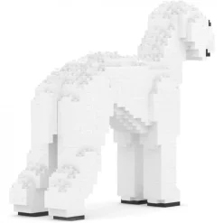 Jekca Games-- Bedlington Terrier 01 - Big - Lego - Sculpture - Construction - 4D - Brick Animals - Toys - Avvenice