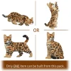 Jekca Games-- Bengal Cat 4-in-1 Pack 01S-M01 - Lego - Sculpture - Construction - 4D - Brick Animals - Toys - Avvenice