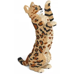 Jekca Games-- Bengal Cat 4-in-1 Pack 01S-M01 - Lego - Sculpture - Construction - 4D - Brick Animals - Toys - Avvenice