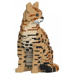 Jekca Games-- Bengal Cat 4-in-1 Pack 01S-M01 - Lego - Sculpture - Construction - 4D - Brick Animals - Toys - Avvenice