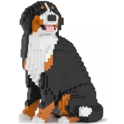 Jekca Games-- Bernese Mountain Dog 05B (version 2024) - Big - Lego - Sculpture - Construction - 4D - Brick Animals - Toys - Avvenice