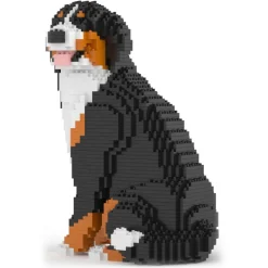 Jekca Games-- Bernese Mountain Dog 05B (version 2024) - Big - Lego - Sculpture - Construction - 4D - Brick Animals - Toys - Avvenice