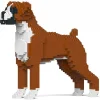 Jekca Games-- Boxer 01-M01 - Big - Lego - Sculpture - Construction - 4D - Brick Animals - Toys - Avvenice