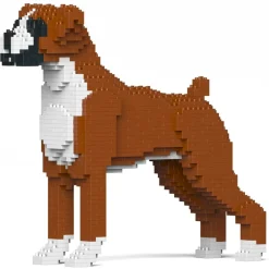 Jekca Games-- Boxer 01-M01 - Big - Lego - Sculpture - Construction - 4D - Brick Animals - Toys - Avvenice