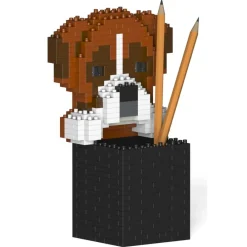 Jekca Games-- Boxer Pencil Cup 01S - Lego - Sculpture - Construction - 4D - Brick Animals - Toys - Avvenice