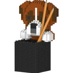 Jekca Games-- Boxer Pencil Cup 01S - Lego - Sculpture - Construction - 4D - Brick Animals - Toys - Avvenice