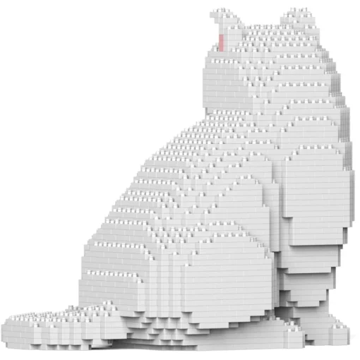 Jekca Games-- British Shorthair Cat 01S-M02 - Lego - Sculpture - Construction - 4D - Brick Animals - Toys - Avvenice