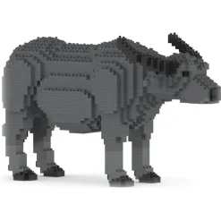 Jekca Games-- Buffalo 01 - Big - Lego - Sculpture - Construction - 4D - Brick Animals - Toys - Avvenice
