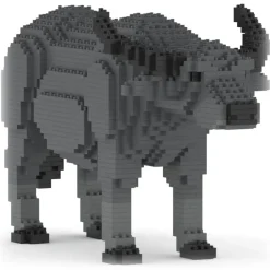 Jekca Games-- Buffalo 01 - Big - Lego - Sculpture - Construction - 4D - Brick Animals - Toys - Avvenice