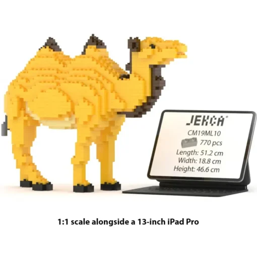 Jekca Games-- Camel 01 - Big - Lego - Sculpture - Construction - 4D - Brick Animals - Toys - Avvenice