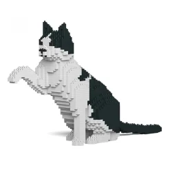 Jekca Games-- Cat 12S-M02 - Lego - Sculpture - Construction - 4D - Brick Animals - Toys - Avvenice