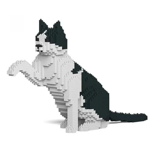 Jekca Games-- Cat 12S-M02 - Lego - Sculpture - Construction - 4D - Brick Animals - Toys - Avvenice