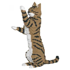 Jekca Games-- Cat 14S-M04 - Lego - Sculpture - Construction - 4D - Brick Animals - Toys - Avvenice