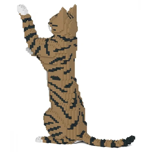 Jekca Games-- Cat 14S-M04 - Lego - Sculpture - Construction - 4D - Brick Animals - Toys - Avvenice