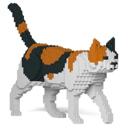 Jekca Games-- Cat 11S-M01 - Lego - Sculpture - Construction - 4D - Brick Animals - Toys - Avvenice