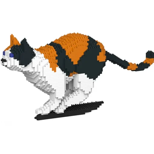 Jekca Games-- Cat 20S-M01 - Lego - Sculpture - Construction - 4D - Brick Animals - Toys - Avvenice