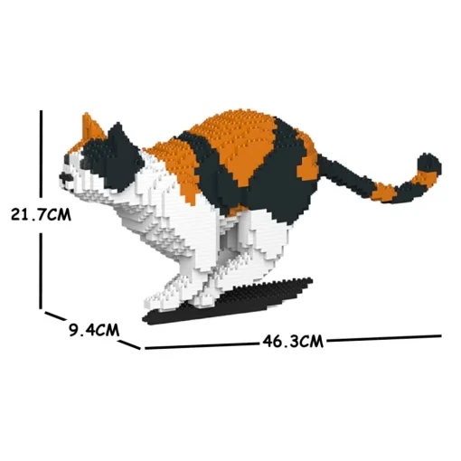 Jekca Games-- Cat 20S-M01 - Lego - Sculpture - Construction - 4D - Brick Animals - Toys - Avvenice