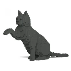 Jekca Games-- Cat 08S-M03 - Lego - Sculpture - Construction - 4D - Brick Animals - Toys - Avvenice