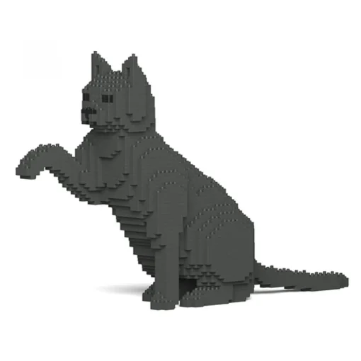 Jekca Games-- Cat 08S-M03 - Lego - Sculpture - Construction - 4D - Brick Animals - Toys - Avvenice