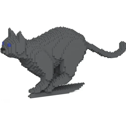Jekca Games-- Cat 19S-M03 - Lego - Sculpture - Construction - 4D - Brick Animals - Toys - Avvenice