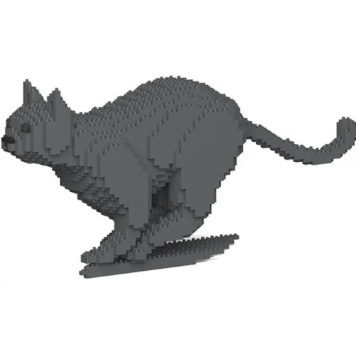 Jekca Games-- Cat 19S-M03 - Lego - Sculpture - Construction - 4D - Brick Animals - Toys - Avvenice