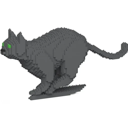 Jekca Games-- Cat 19S-M03 - Lego - Sculpture - Construction - 4D - Brick Animals - Toys - Avvenice