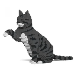 Jekca Games-- Cat 04S-M02 - Lego - Sculpture - Construction - 4D - Brick Animals - Toys - Avvenice