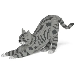Jekca Games-- Cat 05S-M03 - Lego - Sculpture - Construction - 4D - Brick Animals - Toys - Avvenice