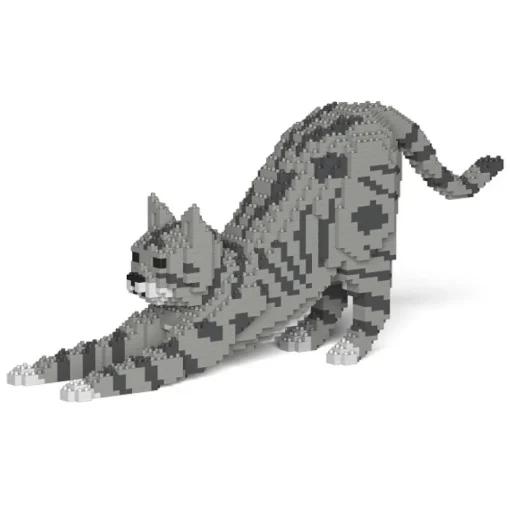 Jekca Games-- Cat 05S-M03 - Lego - Sculpture - Construction - 4D - Brick Animals - Toys - Avvenice