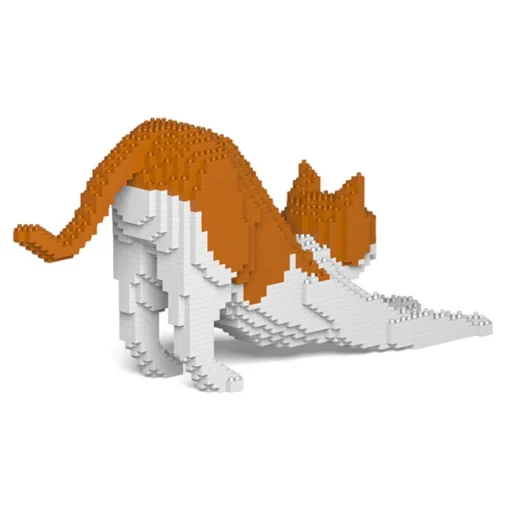 Jekca Games-- Cat 13S-M03 - Lego - Sculpture - Construction - 4D - Brick Animals - Toys - Avvenice