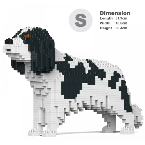 Jekca Games-- Cavalier King Charles Spaniel 01S-M02 - Lego - Sculpture - Construction - 4D - Brick Animals - Toys - Avvenice