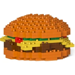 Jekca Games-- Cheese Burger 01S - Lego - Sculpture - Construction - 4D - Brick Animals - Toys - Avvenice