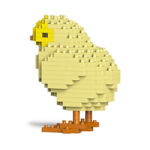 Jekca Games-- Chick 01S - Lego - Sculpture - Construction - 4D - Brick Animals - Toys - Avvenice