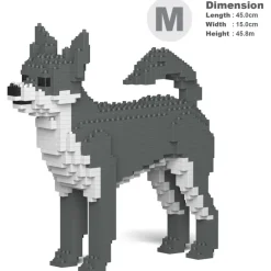 Jekca Games-- Chihuahua 01-M04 - Big - Lego - Sculpture - Construction - 4D - Brick Animals - Toys - Avvenice