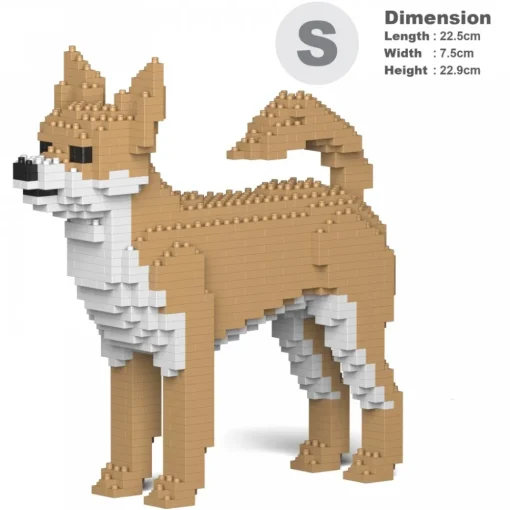 Jekca Games-- Chihuahua 01S-M01 - Lego - Sculpture - Construction - 4D - Brick Animals - Toys - Avvenice